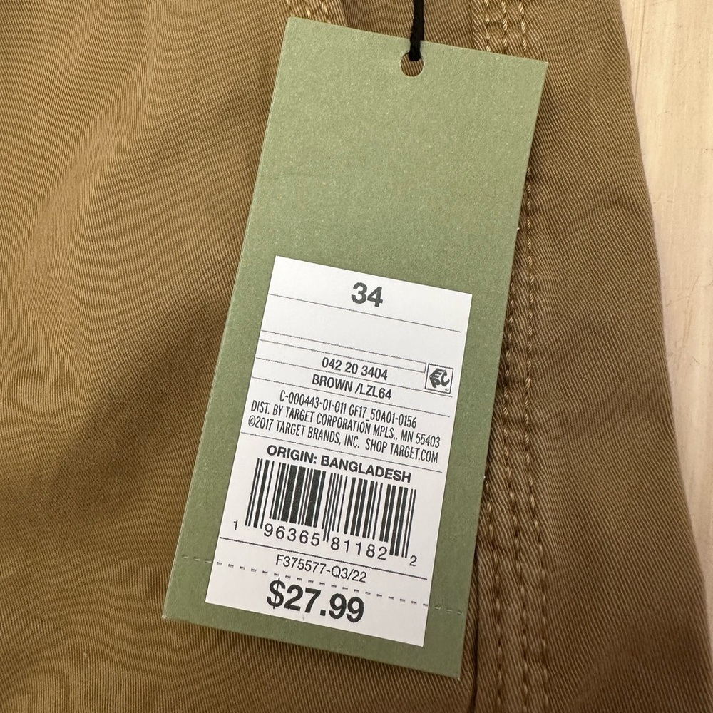 NWT Goodfellow & Co Cargo Shorts - Picture 7 of 9